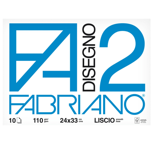 ALBUM P.M. FABRIANO2 (24X33CM 10FG 110GR LISCIO